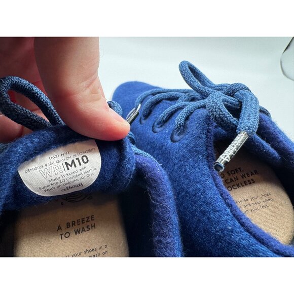 Allbirds Sams Club Edition Blue Wool Runners Sneakers Shoes Men 10 main image 3